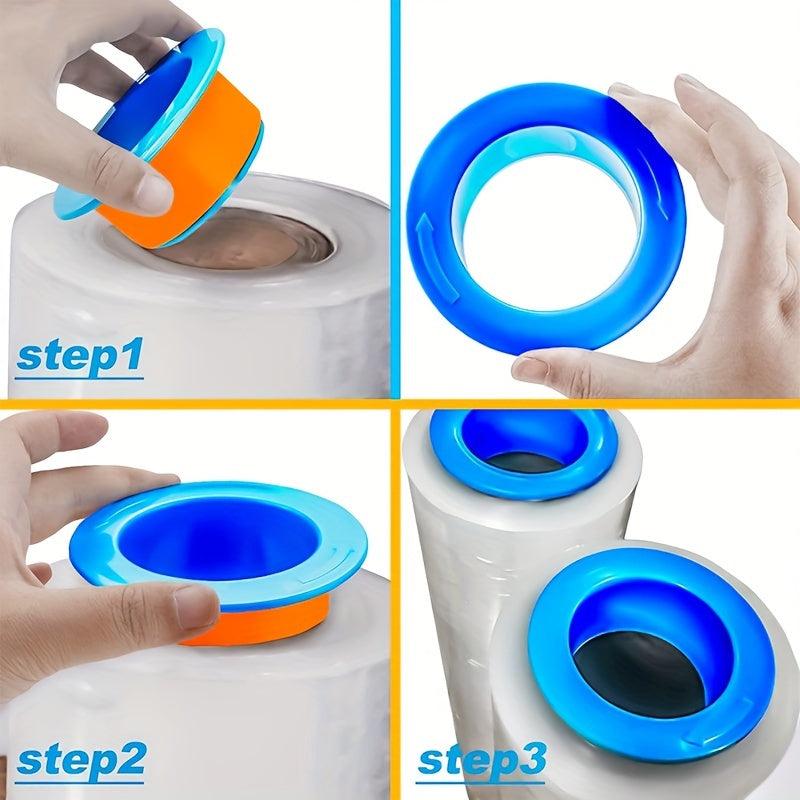 4pcs Plastic Stretch Film Hand Saver Film Handle Manual Film Puller