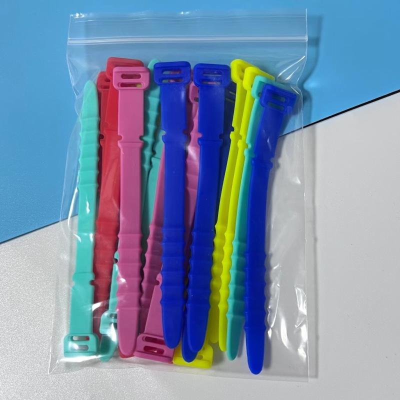 20pcs Silicone Cable Ties for Organizing Cables
