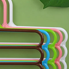 2pcs Layers Clothes Hangers Trousers Holders Closet Storage Organizers
