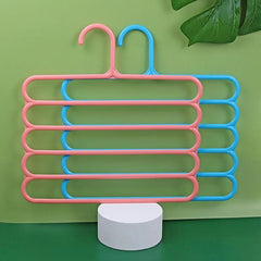 2pcs Layers Clothes Hangers Trousers Holders Closet Storage Organizers