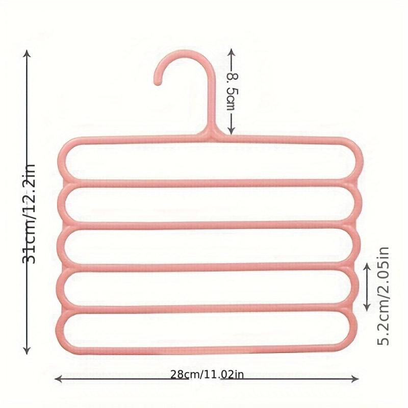 2pcs Layers Clothes Hangers Trousers Holders Closet Storage Organizers