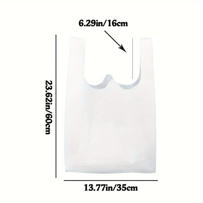 10pcs Customized Vest Bag for Supermarket Shopping - Handbag Tote Bag