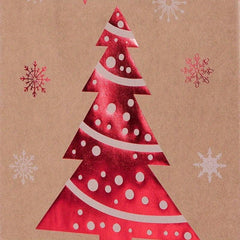 24pcs Small Christmas Gift Bags With Tissue Paper Bundle