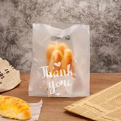 20x Thank You Gift Bags for Bread Candy Snacks and Clothes