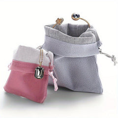 Cloth Bag Jewelry Storage Accessories Drawstring Pocket