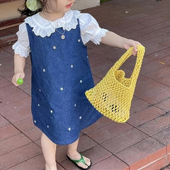 Summer Mini Small Bag Casual Beach Vacation Cotton Rope Woven
