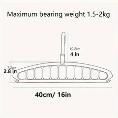 11 Hole Storage Hanger Wardrobe Dormitory Arrangement Hanging Clothes Shelf