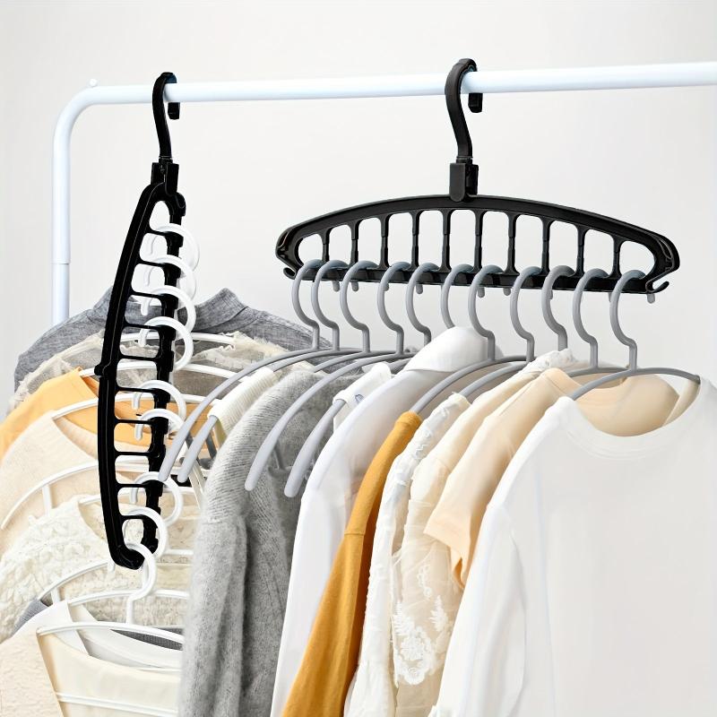 11 Hole Storage Hanger Wardrobe Dormitory Arrangement Hanging Clothes Shelf