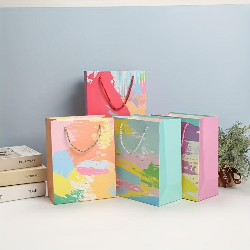 12pcs Small Gift Bags with Handle for Birthday Party Candy Treat Bags