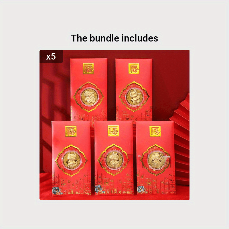 Chinese Dragon Year Red Envelope Wedding Red Packet