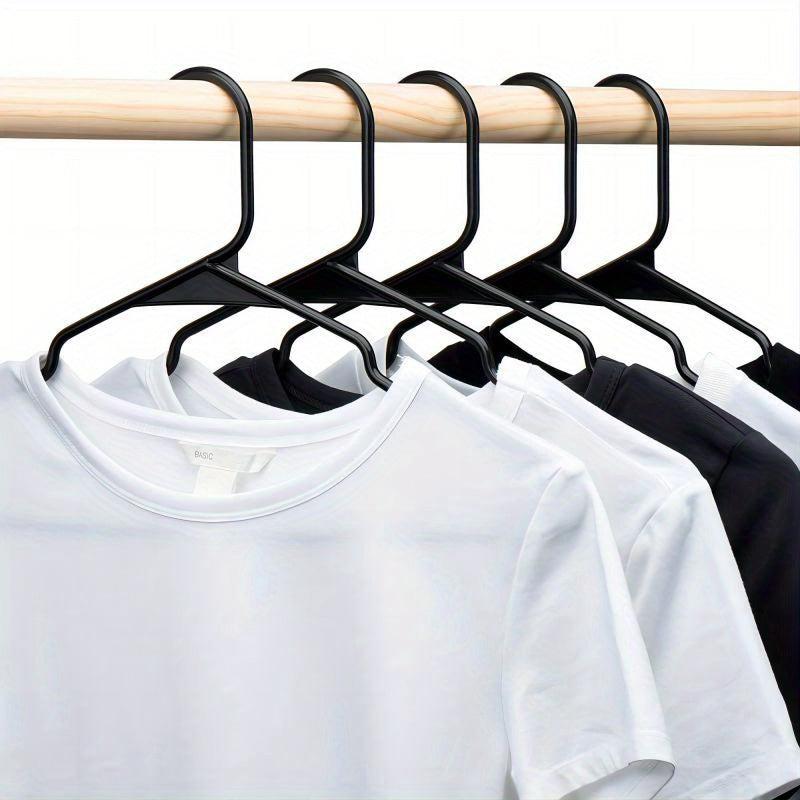 10pcs Plastic Hanger Clothes Rack Space Saving Organizer