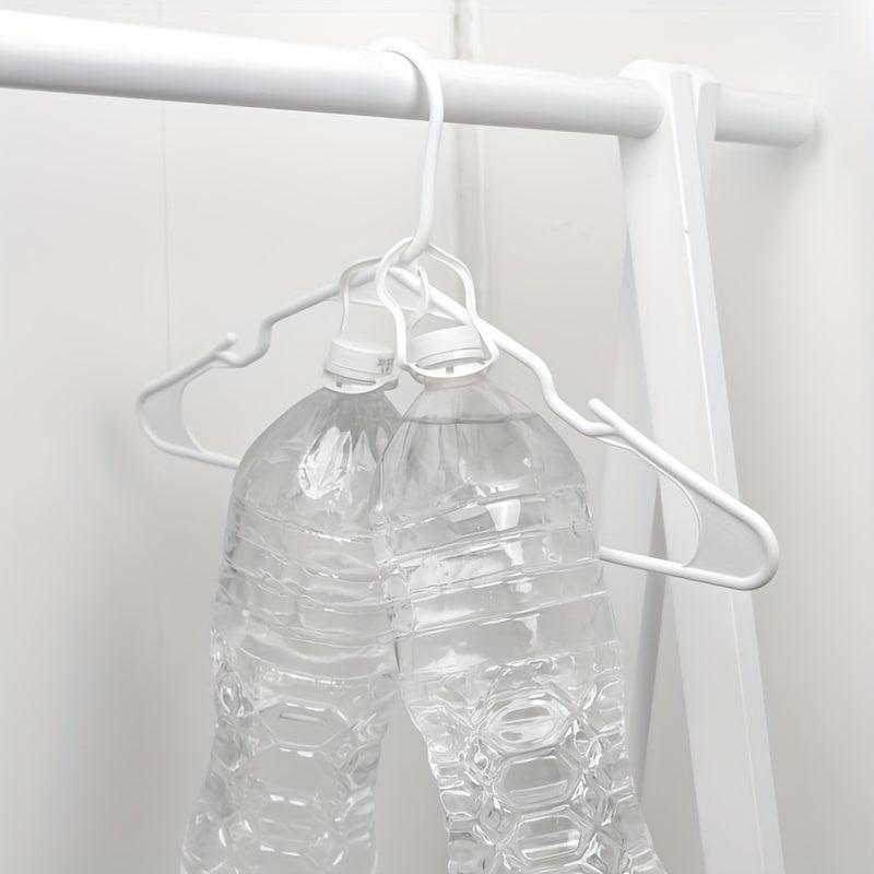 10pcs Plastic Hanger Clothes Rack Space Saving Organizer