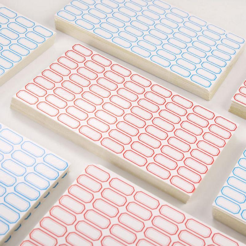 50 Sheets Self Adhesive Label Paper Name Sticker Tag Number Classific