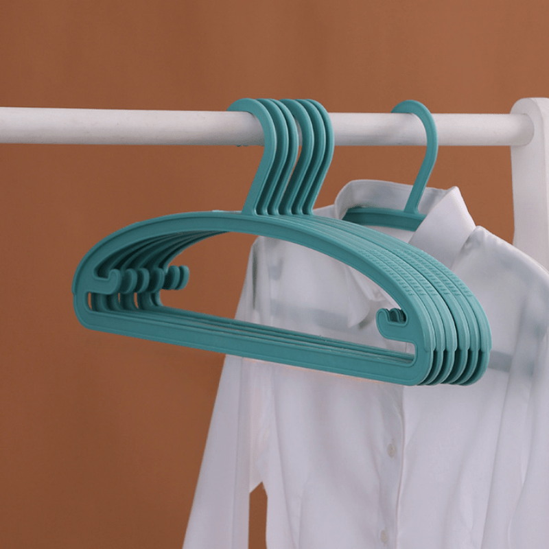 3pcs Wide Shoulder Plastic Clothes Rack Anti Deformation Adult Clothes Support