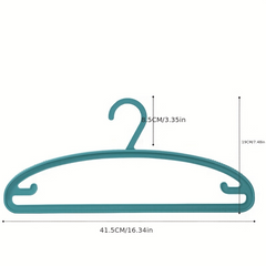 3pcs Wide Shoulder Plastic Clothes Rack Anti Deformation Adult Clothes Support