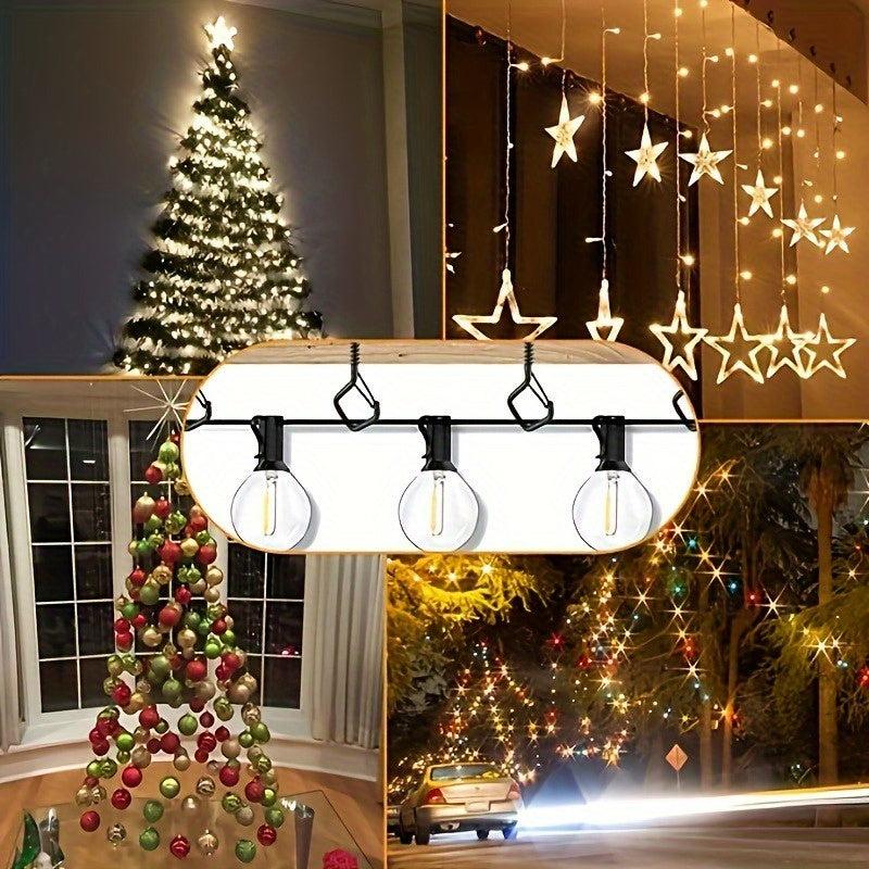 10pcs Anti Drop Bonsai Hooks with Safety Buckles for Christmas Lights