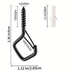 10pcs Anti Drop Bonsai Hooks with Safety Buckles for Christmas Lights