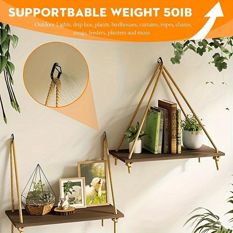 10pcs Anti Drop Bonsai Hooks with Safety Buckles for Christmas Lights