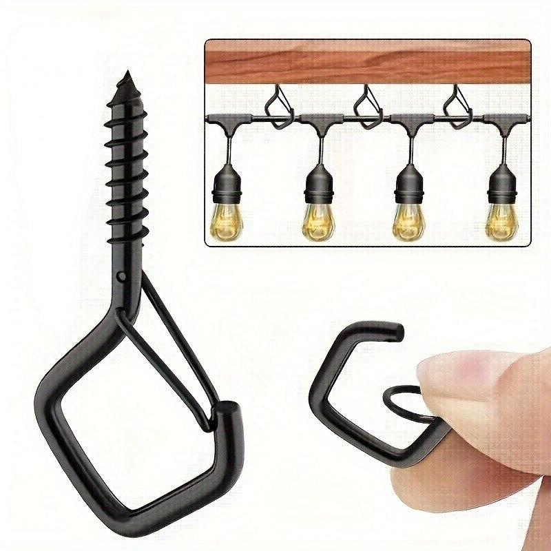 10pcs Anti Drop Bonsai Hooks with Safety Buckles for Christmas Lights