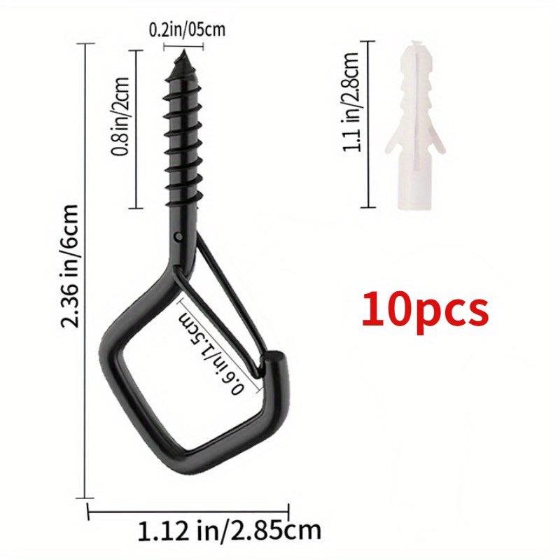 10pcs Anti Drop Bonsai Hooks with Safety Buckles for Christmas Lights