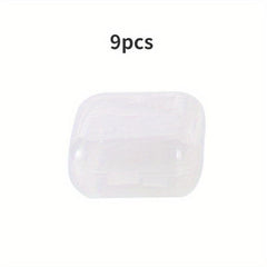 Plastic Transparent Box Mini Dustproof Jewelry Storage Case Container