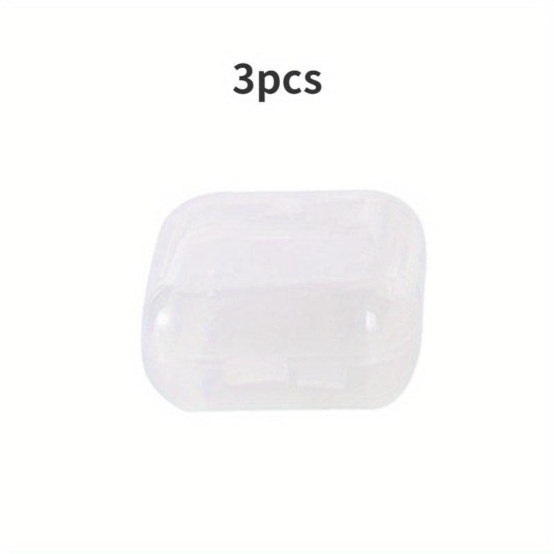 Plastic Transparent Box Mini Dustproof Jewelry Storage Case Container