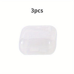 Plastic Transparent Box Mini Dustproof Jewelry Storage Case Container