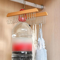 Rotary Plastic Hanger with 8 Hooks