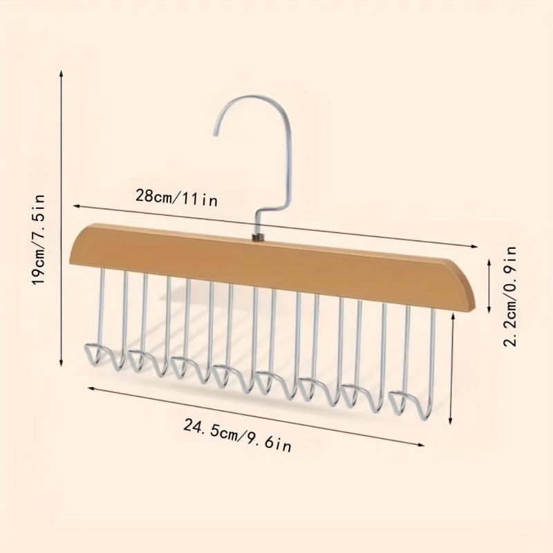 Rotary Plastic Hanger with 8 Hooks