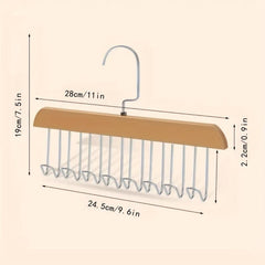 Rotary Plastic Hanger with 8 Hooks