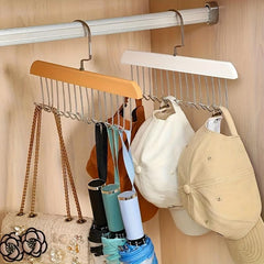 Rotary Plastic Hanger with 8 Hooks