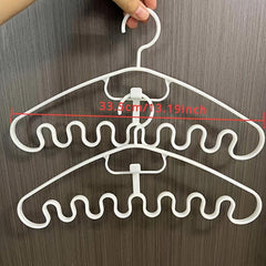 Wave Sling Clothes Hanging Silk Scarf Sling Tie Hanger