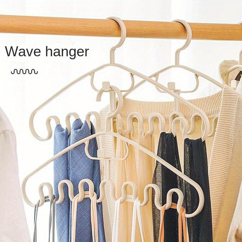 Wave Sling Clothes Hanging Silk Scarf Sling Tie Hanger
