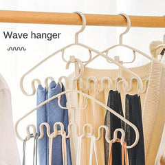 Wave Sling Clothes Hanging Silk Scarf Sling Tie Hanger