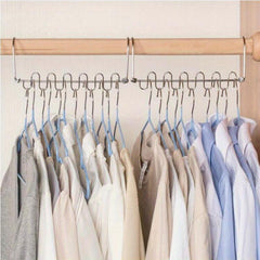 6-Hole Metal Pants Rack Hanger for Wardrobe Storage