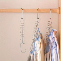 6-Hole Metal Pants Rack Hanger for Wardrobe Storage