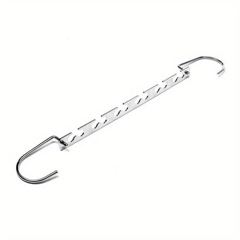 6-Hole Metal Pants Rack Hanger for Wardrobe Storage