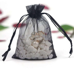 20pcs Drawstring Jewelry Gift Bags Transparent Party Packaging
