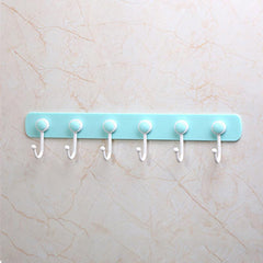 Kitchen Hanging Storage Rack 360 Rotating With 6 Hooks Towel Rag Hook