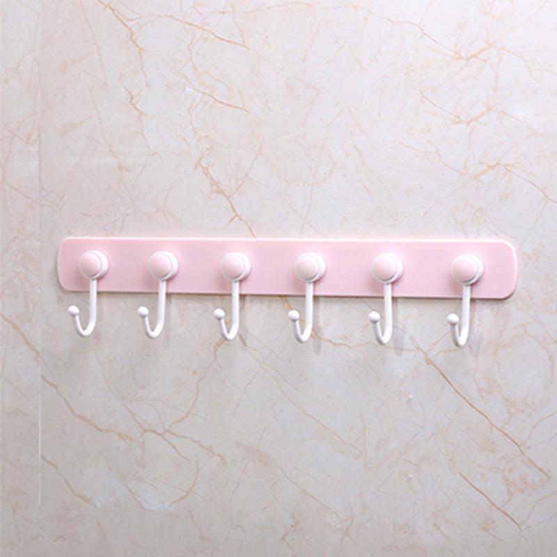 Kitchen Hanging Storage Rack 360 Rotating With 6 Hooks Towel Rag Hook