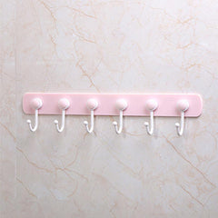 Kitchen Hanging Storage Rack 360 Rotating With 6 Hooks Towel Rag Hook