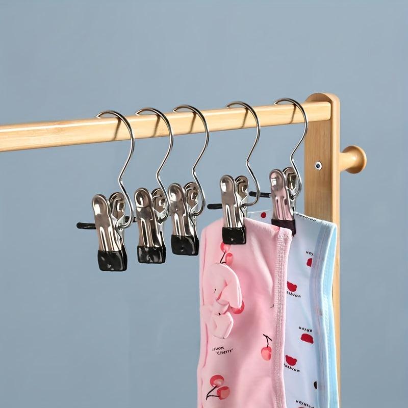 Stainless Steel Hook Clip Traceless Clothes Hanger