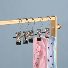 Stainless Steel Hook Clip Traceless Clothes Hanger