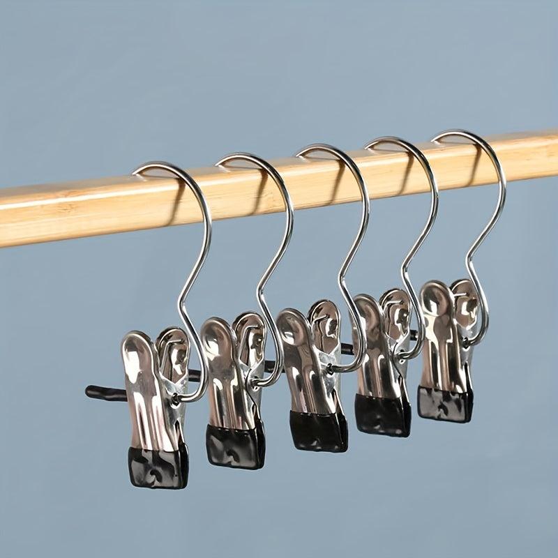 Stainless Steel Hook Clip Traceless Clothes Hanger