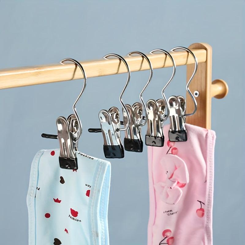 Stainless Steel Hook Clip Traceless Clothes Hanger