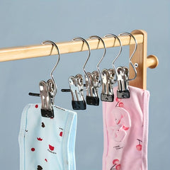 Stainless Steel Hook Clip Traceless Clothes Hanger