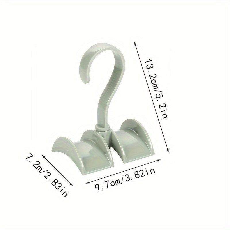 Rotatable Multifunctional Bag Hook Storage Rack for Clothing