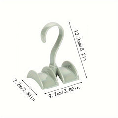 Rotatable Multifunctional Bag Hook Storage Rack for Clothing