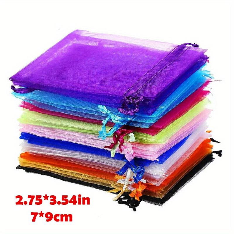 20-30pcs Organza Gift Bag Favor Bag With Drawstring For Wedding Party