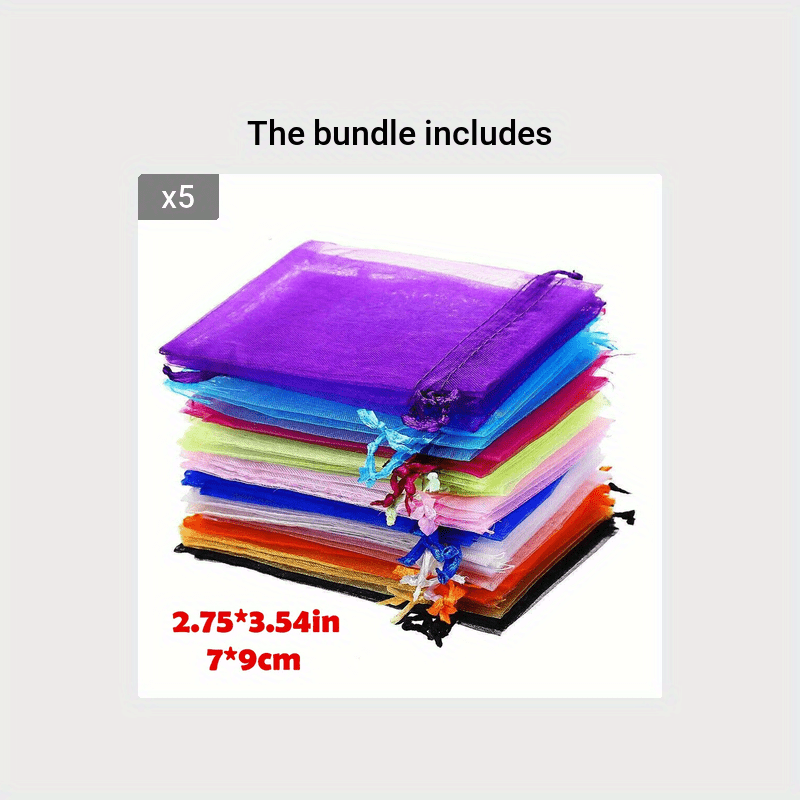 20-30pcs Organza Gift Bag Favor Bag With Drawstring For Wedding Party